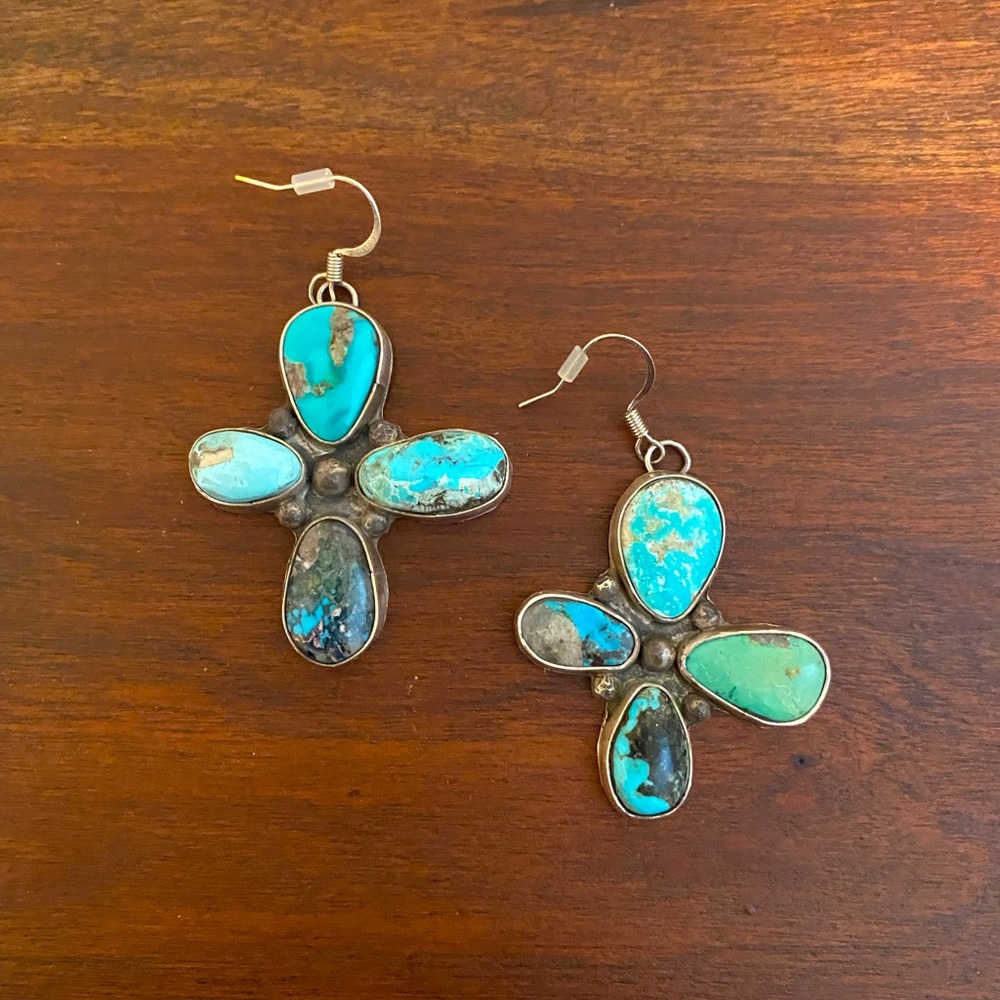 Baja turquoise earrings